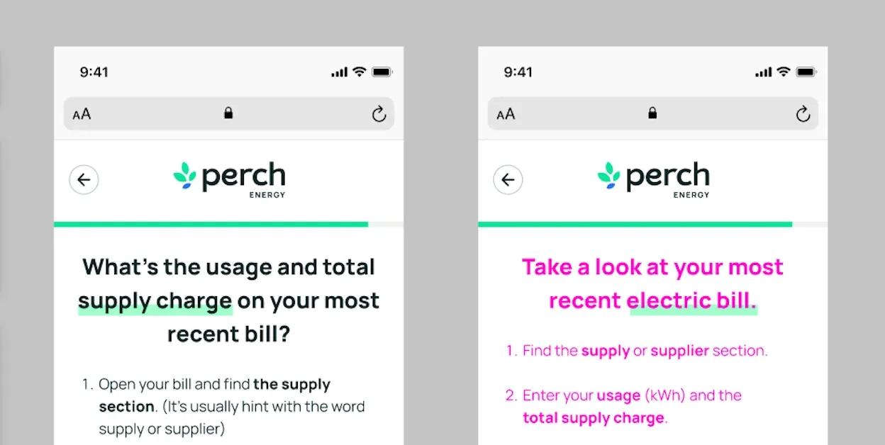 UX writing samples in FigJam